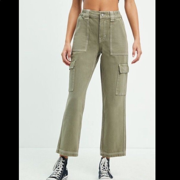 PacSun Pants - Pacsun Fade Moss Utility Cargo Pants NWOT